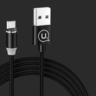 Магнітний кабель Usams U-Sure USB - Micro-USB 1 м Black (6958444963075) - зображення 2
