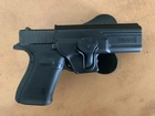Кобура пластикова Amomax для пістолета Glock 19 Олива - изображение 2