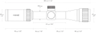 Оптичний прилад Hawke Vantage 2-7x32 AO сітка Mil-Dot - зображення 3