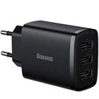 Зарядне мережне Baseus Compact Charger 3U 17W EU (CCXJ020101) Чорний