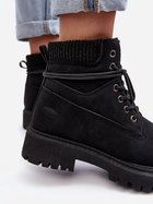 Жіночі зимові черевики низькі Cross Jeans MM2R4012C 41 Чорні (8697319521559) - зображення 7