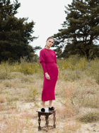 Сукня жіноча Makover K079 L Фіолетова (5903068495427) - зображення 4