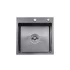 Кухонная мойка KRONER Derby KRP PVD - 5050HM (2,5/0,5 мм)