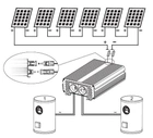 Przetwornica Solarna AZO Digital ECO Solar Boost MPPT-3000 3kW 120 - 350 V DC-AC (5903332566259) - obraz 5