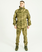 Костюм Горка НП камуфляжный Пиксель, куртка с капюшоном, ткань грета, 48 - изображение 1
