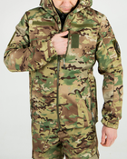 Костюм камуфляжний утеплений на флісі, куртка з капюшоном, тканина софтшелл Мультикам 50 - зображення 5