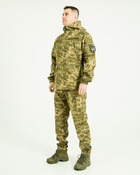 Костюм Гірка НП камуфляжний Піксель, куртка з капюшоном, тканина грета, 46 - зображення 2