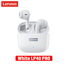 Оригинальные наушники Lenovo LP40 PRO, Bluetooth 5.1, до 20 часов автономности, защита IPX5 (White)