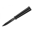Нож Карманный Cкладной 1024 E в черном цвете Марка стали клинка 440C - изображение 2