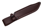 Нож Охотничий в Кожаном чехле с Удлиненным лезвием и Гардой GW 024 ACWP-L - изображение 9