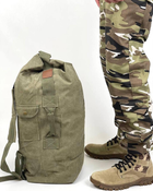 Сумка-рюкзак (армейский баул) 40 л. хаки - изображение 3