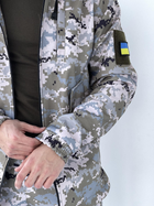 Тактическая куртка с флисом Terra Hot светлый пиксель XL - изображение 5
