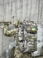 Тактический рюкзак 'FIELD' коричневый пиксель со светло-зеленым - изображение 3