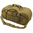 Сумка-рюкзак армійска MFH «Travel» 48L Coyote - зображення 1
