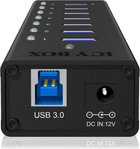 USB-hub Icy Box 7-port, USB 3.0 (IB-AC618) - obraz 3