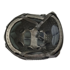 Спортивний захисний шолом Fast для страйкболу та тренувань у стилі SWAT з отворами Чорний (1011-336-02) - зображення 6