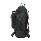 Туристичний армійський супер-міцний рюкзак 5.15.b 75 літрів Чорний - зображення 3