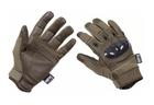 Тактичні рукавиці MFH Tactical Gloves Mission - Coyote L - зображення 1