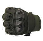 Тактичні рукавиці MFH Tactical Gloves Mission - Olive XL - изображение 11
