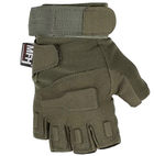 Тактичні безпалі рукавички MFH Defence Olive L - изображение 3