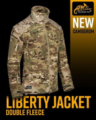 Куртка флісова Helikon-Tex Liberty Double Fleece XXL Camogrom - зображення 2