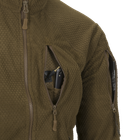 Кофта флісова Helikon-Tex Alpha Tactical фліс Coyote XXXL - зображення 6