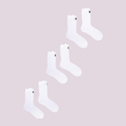 Zestaw podkolanówek dziecięcych YOCLUB 3Pack Girl's Knee-High Socks SKA-0097G-AA0B 20-22 3 pary White (5904921607889) - obraz 1