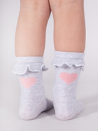 Zestaw skarpetek dla dzieci YOCLUB 3Pack Socks With Frill SKA-0069G-000J-001 20-22 Multicolour (5904921605847) - obraz 2