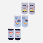 Zestaw skarpetek dla dzieci YOCLUB 3Pack Baby Boy's Socks SKA-0110C-AA30-001 0-3 3 pary Multicolour (5904921626293) - obraz 1