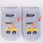 Набір шкарпеток дитячий YOCLUB 3Pack Baby Boy's Socks SKA-0110C-AA30-001 3-6 3 пари Multicolour (5904921626309) - зображення 3