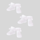 Набір шкарпеток дитячий YOCLUB 3Pack Girl's Ruffle Socks SKA-0119G-010J-002 0-3 3 пари White (5904921627078) - зображення 1