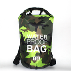 Камуфляжний мішок туристичний Water Proof 15L SH019 15L Зелений - зображення 1