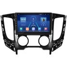 Штатная магнитола Lesko для Mitsubishi L200 V Manual AC 2015-2019 экран 9" 4/32Gb 4G Wi-Fi GPS Top Митсубиси