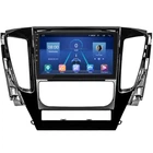 Магнитола Lesko для Mitsubishi Pajero Sport III 2015-2021 г 9" 4/32Gb 4G Wi-Fi GPS Top Митсубиши Паджеро Спорт