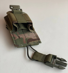 Подсумок для рации открытый с резинкой на фастекс M-KET ПР1-М Мультикам военный штурмовой держатель на пояс разгрузочную систему РПС на MOLLE - изображение 7