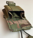 Подсумок для рации открытый с резинкой на фастекс M-KET ПР1-М Мультикам военный штурмовой держатель на пояс разгрузочную систему РПС на MOLLE - изображение 8