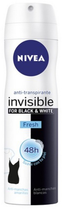 Antyperspirant Nivea Invisible White And Black Fresh Spray 200 ml (4005808918065) - obraz 1