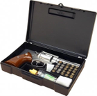Кейс MTM Handgun Storage Box 804 для пистолета/револьвера с отсеком под патроны - изображение 1