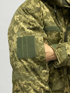 Військовий бушлат на флісі, водонепроникний, колір Піксель, розмір XXXXXL - зображення 8