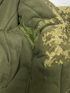 Військовий бушлат на флісі, водонепроникний, колір Піксель, розмір XXXXXL - зображення 12