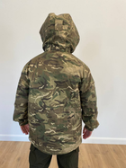 Зимна тактична куртка на флісі, колір Мультикам, розмір XXXL - зображення 11