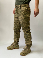 Зимові армійські штани на синтепоні, водовідштовхуючі, колір Піксель, розмір M-L - зображення 1