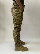 Зимові армійські штани на синтепоні, водовідштовхуючі, колір Піксель, розмір M-L - зображення 5