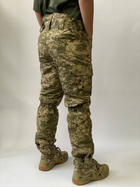 Зимові армійські штани на синтепоні, водовідштовхуючі, колір Піксель, розмір M-L - зображення 6