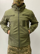 Армейская куртка SoftShell водонепроницаемая, теплая, цвет олива, XL - изображение 5