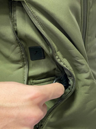 Армейская куртка SoftShell водонепроницаемая, теплая, цвет олива, XL - изображение 9