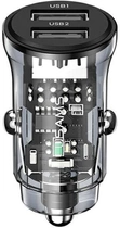 Автомобільний зарядний пристрій Usams C31 3A Fast Charge Black (6958444901244) - зображення 1