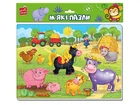 Гра розвиваюча м'які пазли А4 "Ферма" Vladi Toys (VT1102-18)