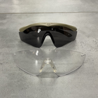 Очки защитные баллистические Revision Sawfly Max Tan 499, р. L, большие, очки тактические сертифицированные - изображение 6