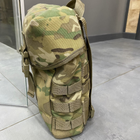 Тактический подсумок-рюкзак сухарный с Молли, Мультикам, Cordura, сумка сухарная тактическая, сумка сухарка - изображение 3